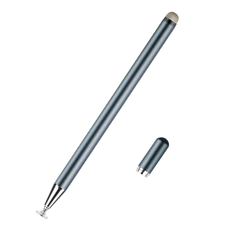 

Wholesale bulk custom JB02 multifunction stylus light pen mesh fiber capacitive touch screen pen stylus pencil, Black white blue pink