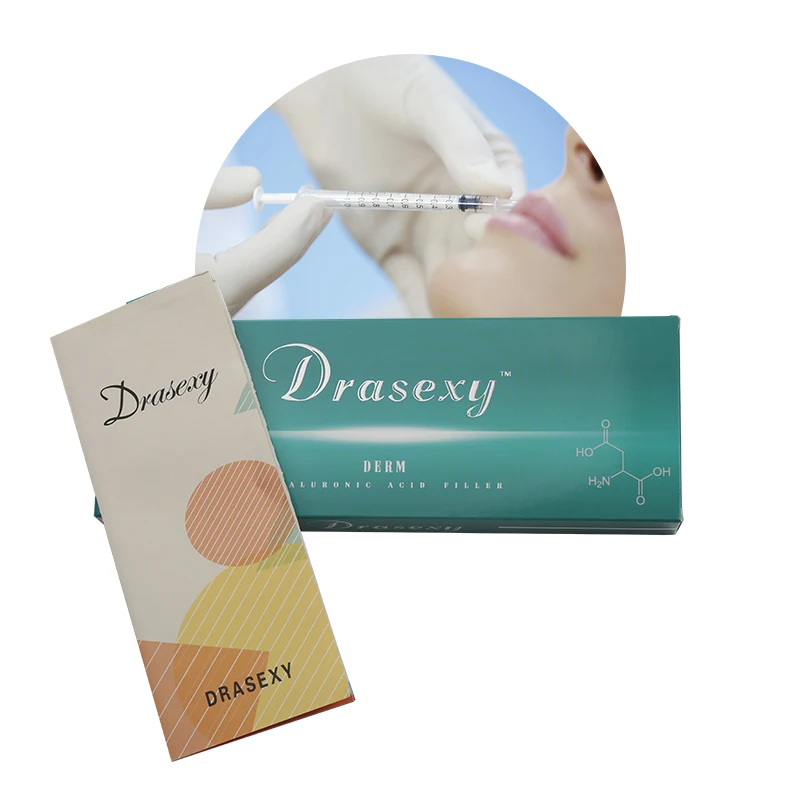 

Drasexy 2ml Beauty Cosmetic Injectable Dermal Filler Injection hylauronic acid, Transparent