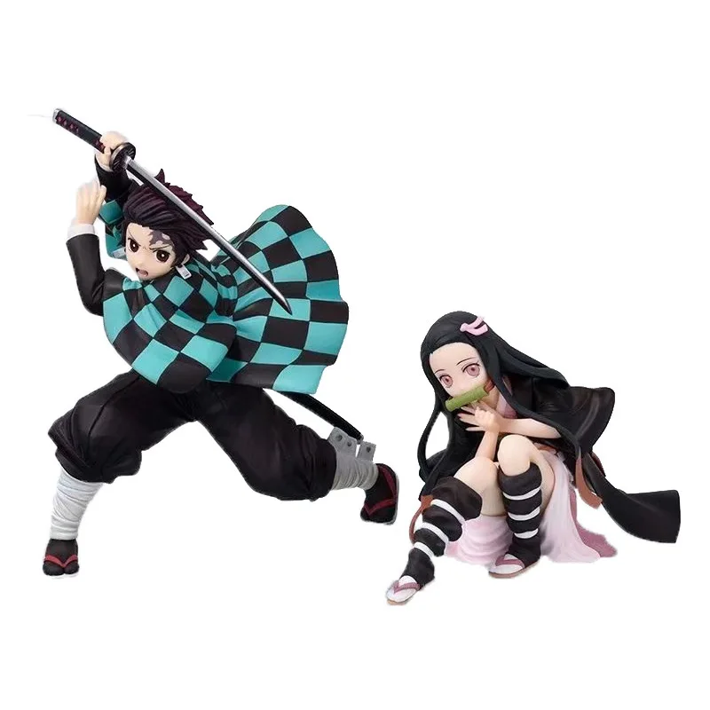 

Oem custom 16cm Kimetsu no Yaiba Agatsuma Zenitsu kamado tanjirou demon slayer figure demon slayer action figure sword