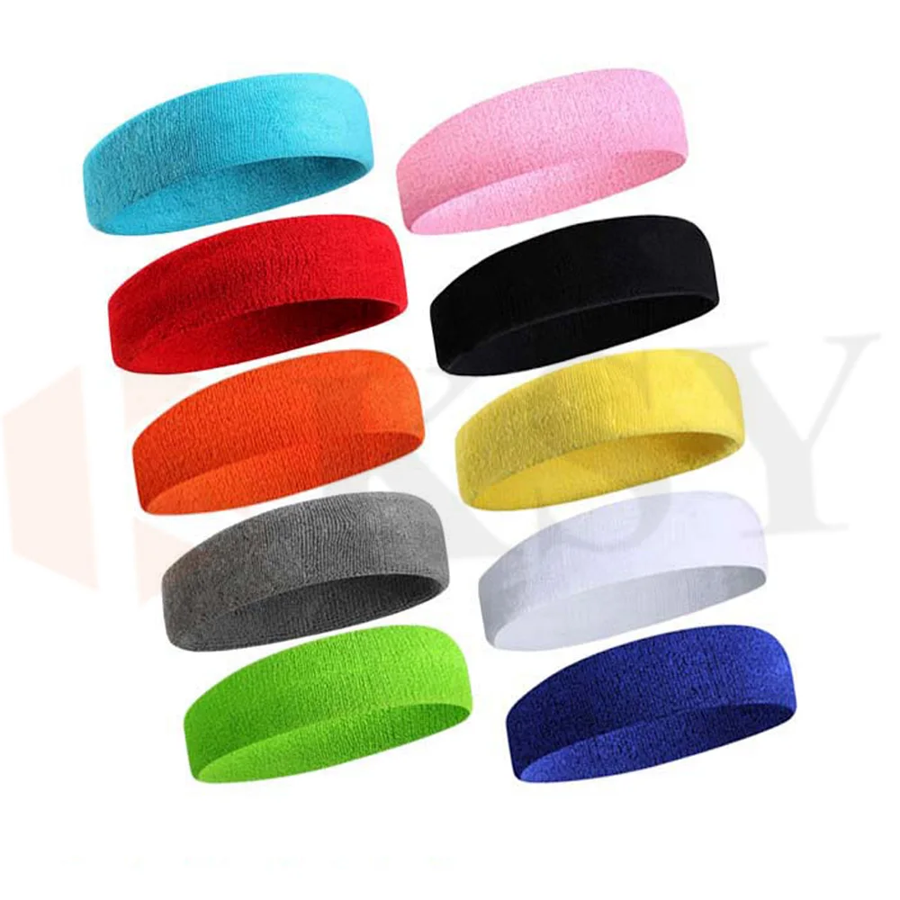 

Cotton Yoga running basketball gym Headband Head Hair Band head Sweatband for Men Women