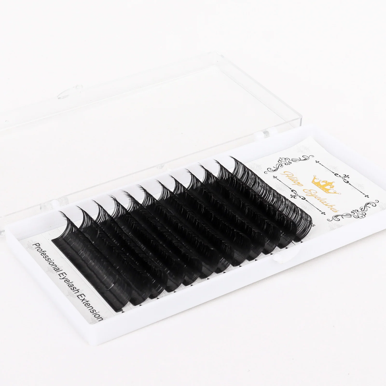 

Wholesale Private Label C CC D DD L LC LD M O Curl Matte Black Classic Silk Eyelashes Individual Volume eyelash extension