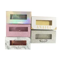 

luxury private label eyelash custom eyelash packaging box with logo