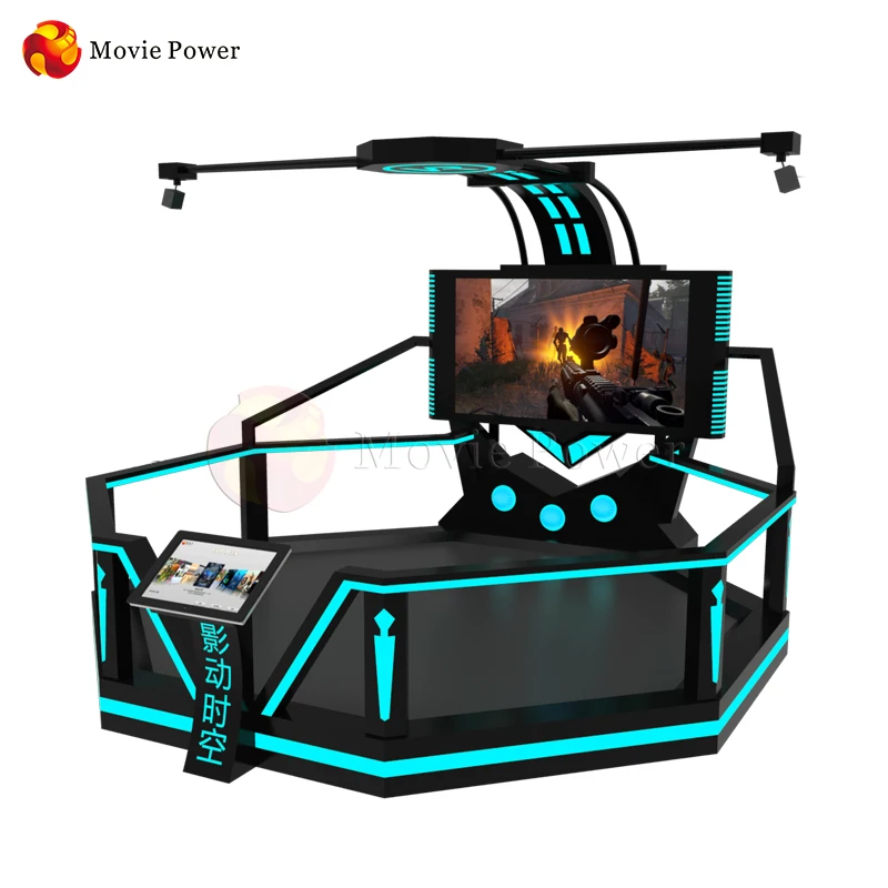 

Single player Earn Money Fast Interactive Shooting Games 9D Interactive Game Standing VR Equipment, Welcomed customized