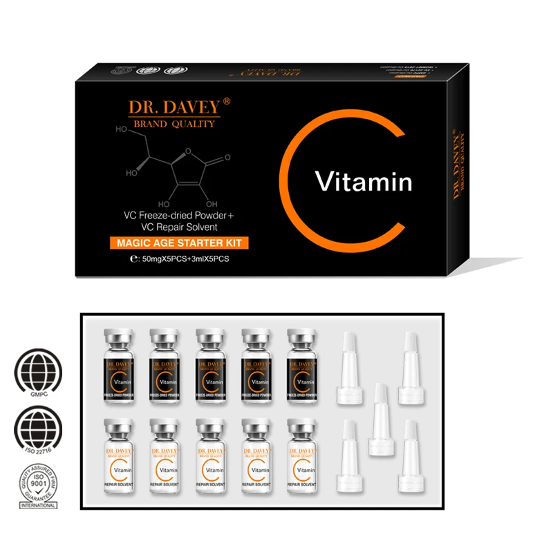 

DR.DAVEY Vitamin C freeze-dried powder Repair Powder Natural Rejuvenating Elasticity Nourishment Skin