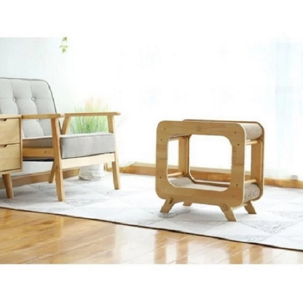 

Cat Sisal Scratch Board for Cat Scratcher Cat board Round fashion TV model scratching pos