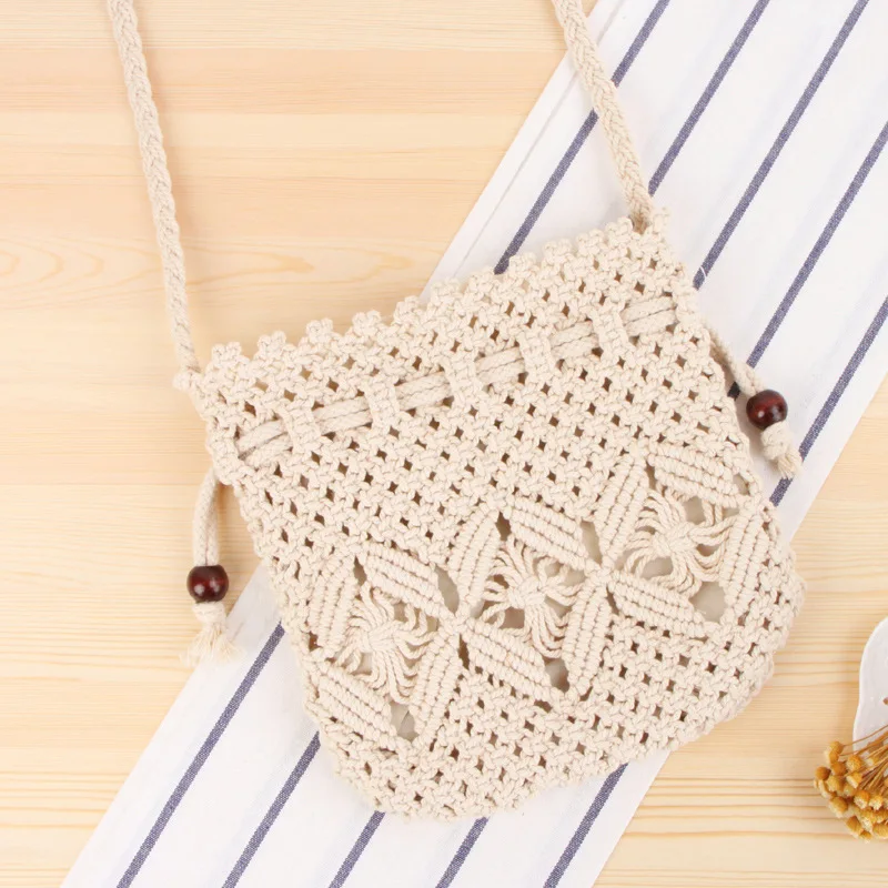 

Hand carry crossbody dual-purpose straw woven bag vacation beach woven bag leisure bag