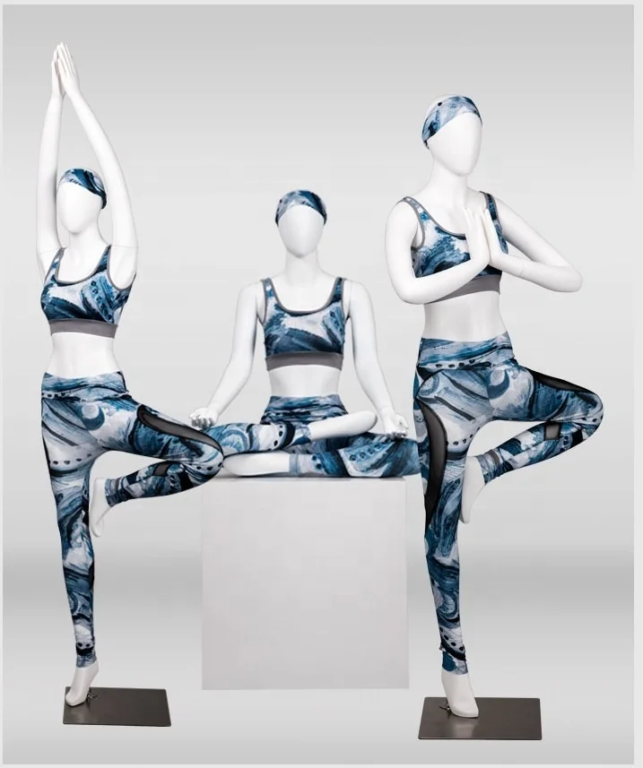 

.window display female yoga mannequin