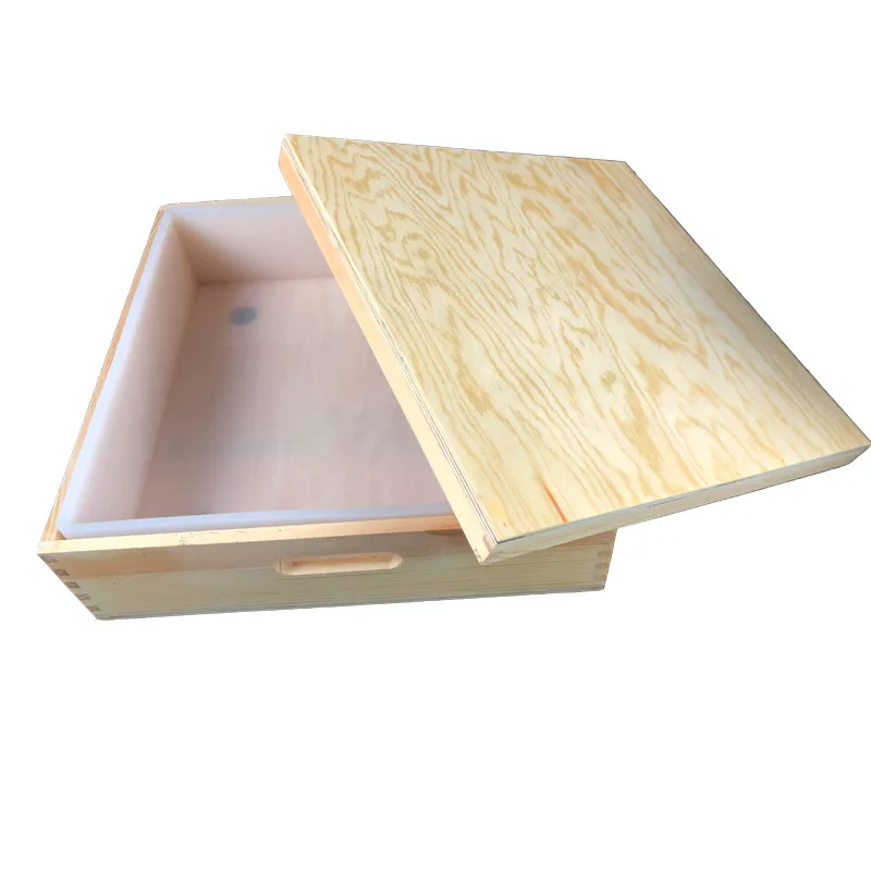 

Square Wooden Slab Mold With Silicone Inner Inner Liner 8000ml Large Silicon Soap Mould Soap Making Supplies Factory Price, Custom