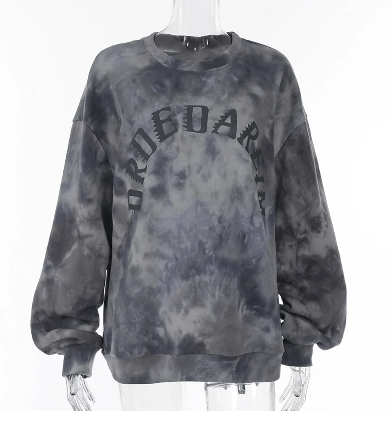 

2021 autumn winter New Design Fashion Tie dyed Unisex Hoodie Pullover Top Both for Men and Women Oversize Sweatshirt, Picture