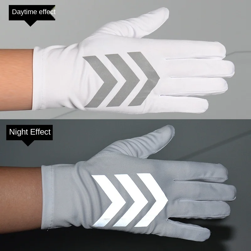 

Touchscreen Reflective High Visuality Lightweight Cycling Riding Traffic Gloves