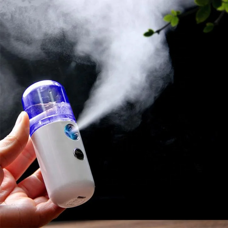 
Portable Rechargeable Handheld Face Nano Mist Spray Mini mist sprayer facial steamer Handy ultrasonic humidifier Water replenis 