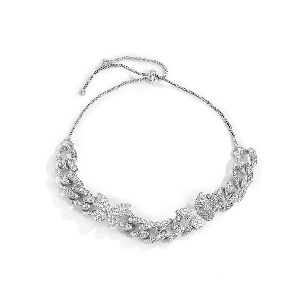 

Amazon popular fashion beach jewelry butterfly Ankle Bracelet Adjustable Anklet rope2021