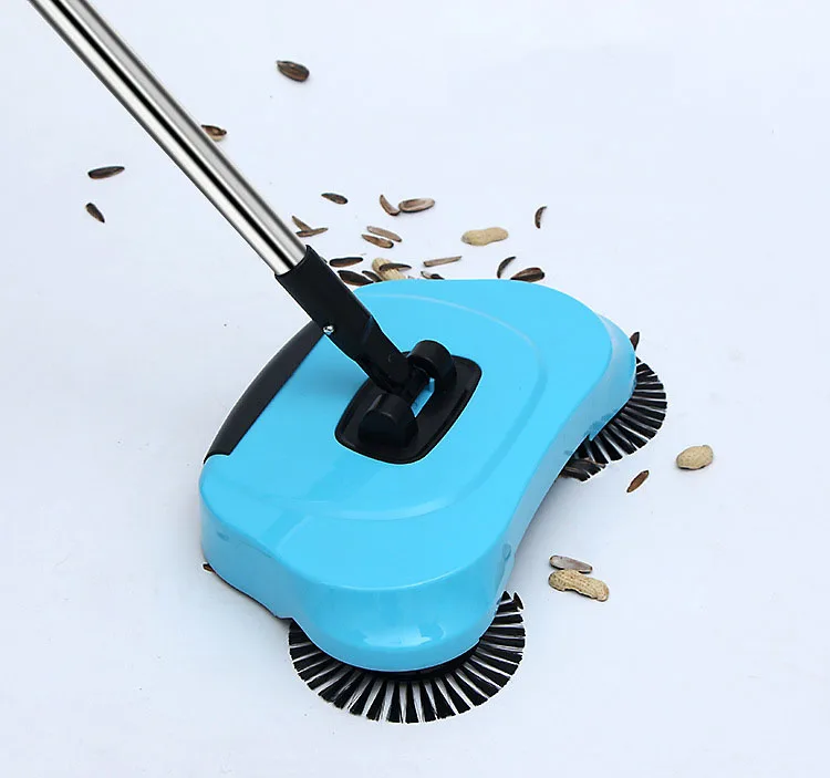 

Magic automatic home manual floor cleaning sweeper Dustpan hand push sweeper broom floor sweeper, Blue,red