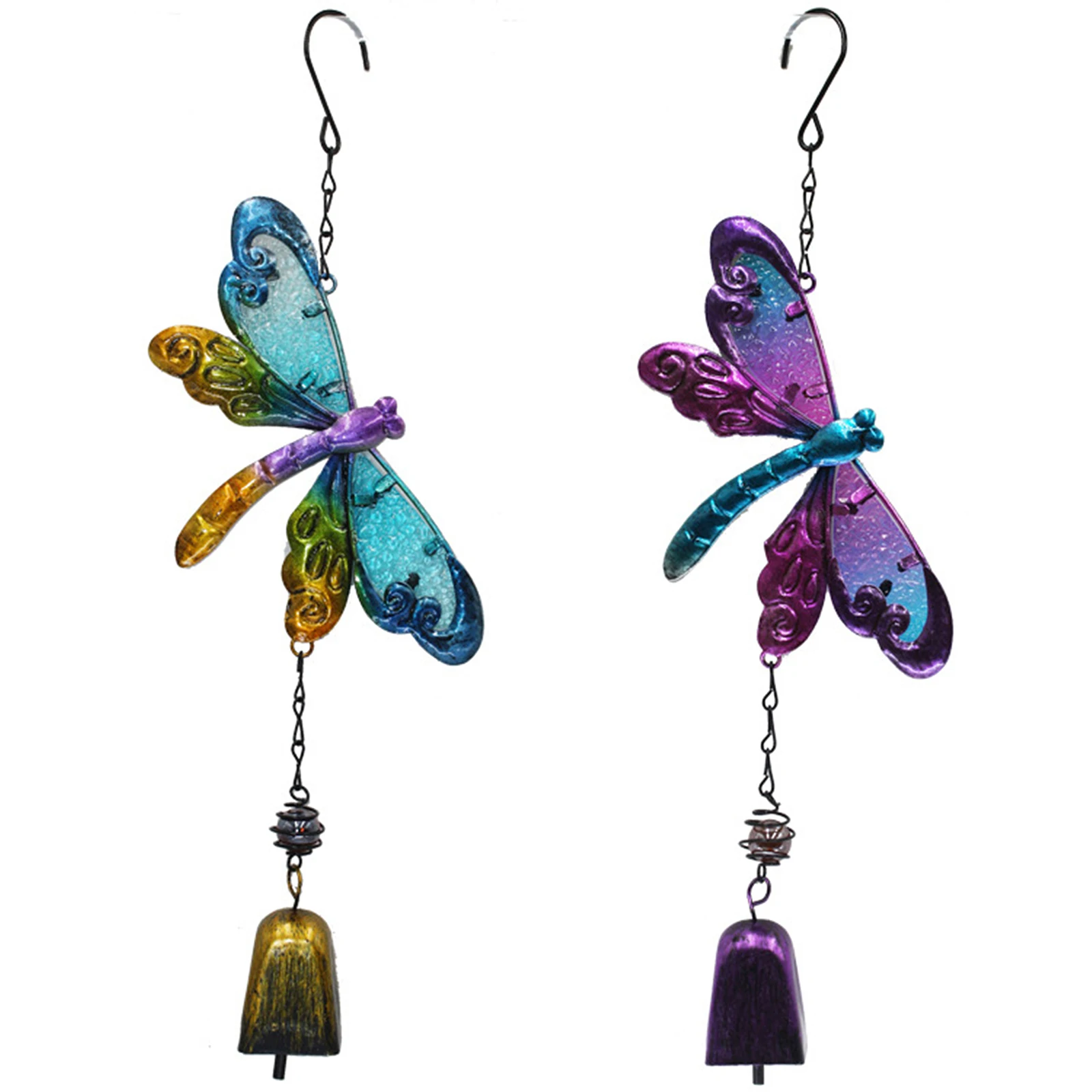 

Hanging Ornament Wind Chimes Crafts Dragonfly Bell Outdoor Indoor Decoration Furnishings Unique Design Women Gifts Pendant