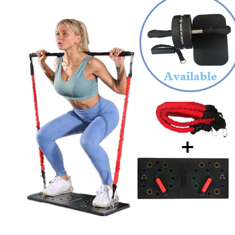 

Full Portable Home Gym Workout Equipment Package Resistance Bands Workouts Home Travel Outside Fitness Equipment with Best Price