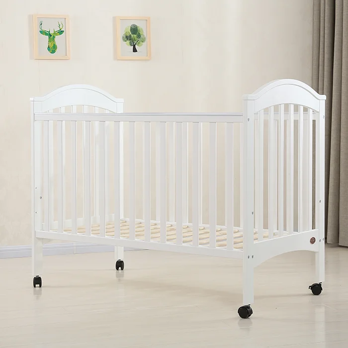 
New style White Cheap Wood Baby crib /Baby Cot bed 