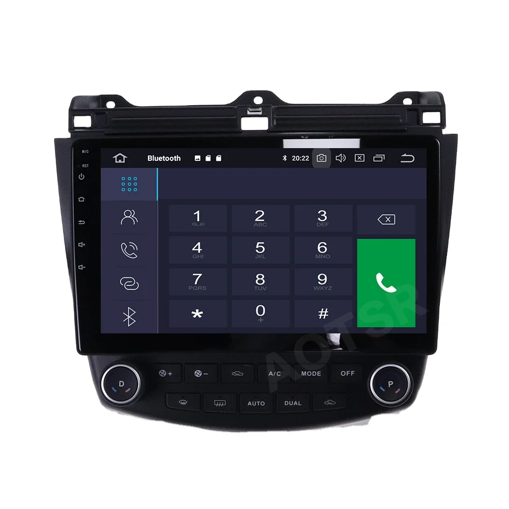 

GPS Navigation Radio Audio Stereo Tape Recorder 6+128G Android 10 For Honda Accord 2003-2007 Car Multimedia Player