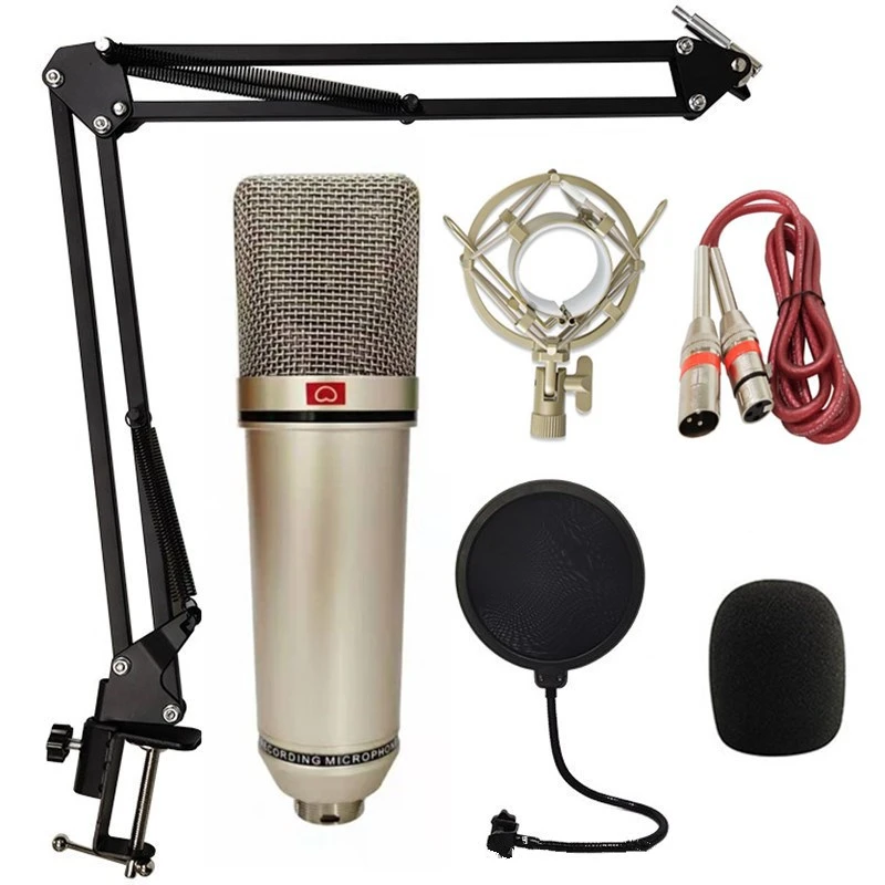 

Podcast Set U87ai Condenser Microphone Music Studio Recording Live Stream Equipment for Professional Studio Singing