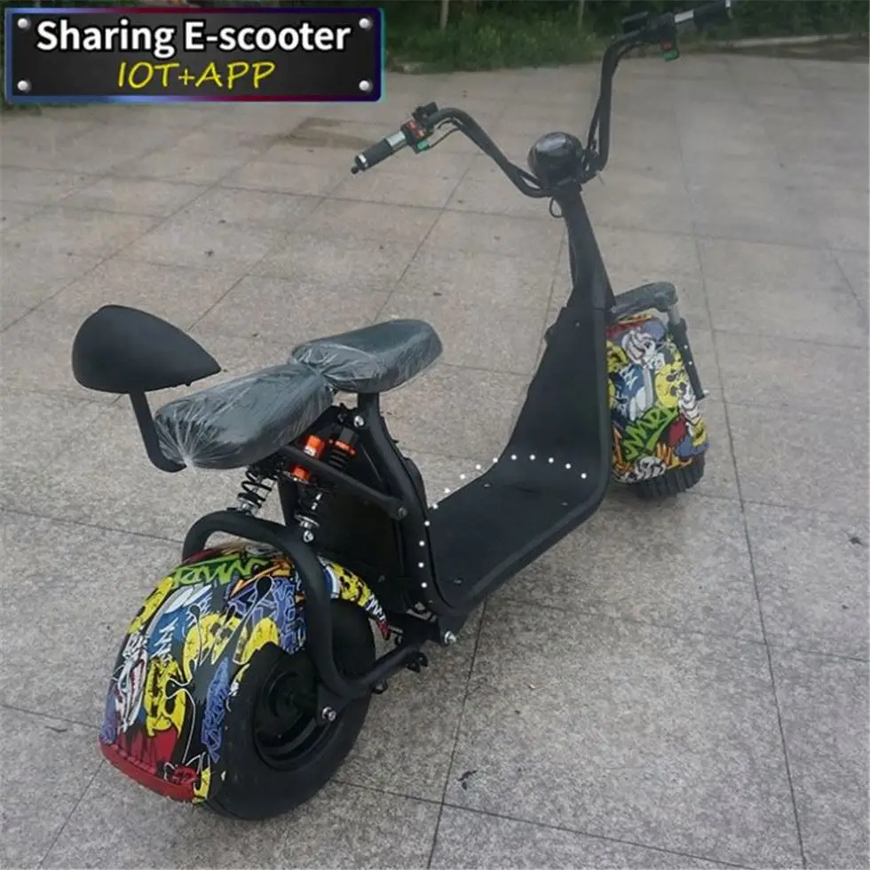 

Holland Warehouse Eec Coc Citycoco 1500W 60V20ah Fat Tire Electric Scooter Adult 2021 New Style Citycoco, 30+ colors to choose