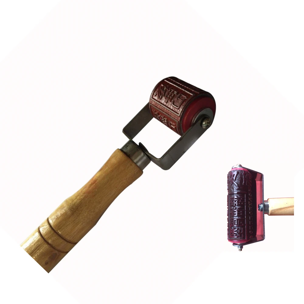 Diy Wall Advertising Rubber Ink Roller Stamp Custom Design Buy Roller