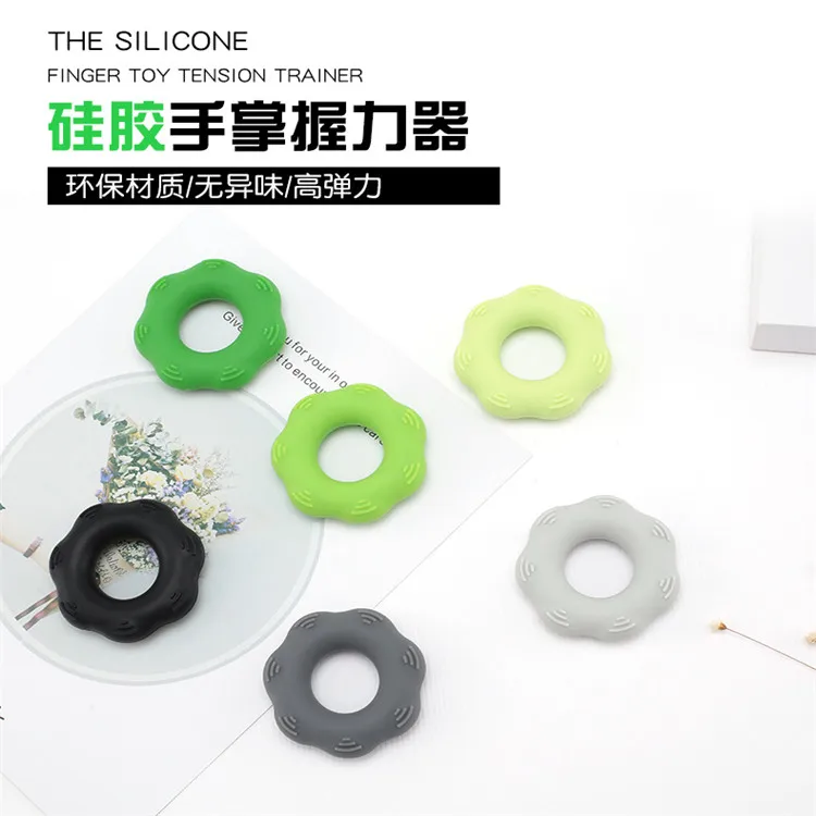 hand grip finger gripper silicone strength trainer
