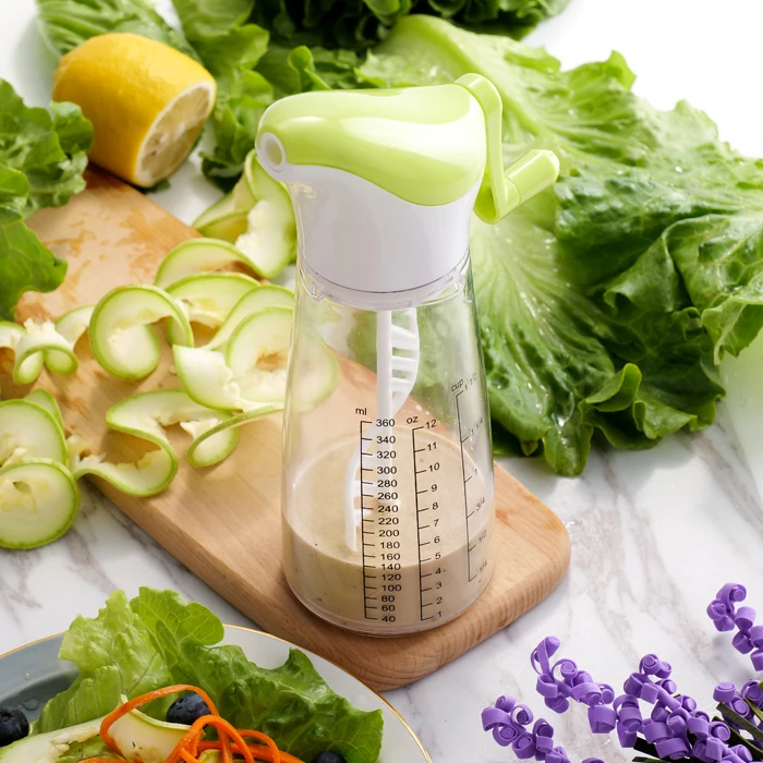 

Plastic Kitchen Hand Salad Dressing mixer Bottle