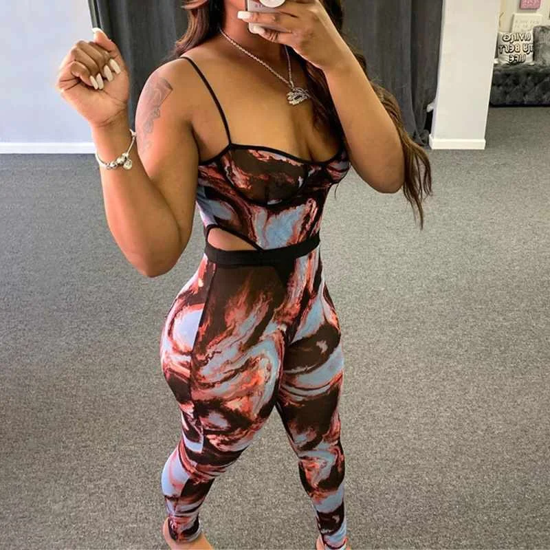 

fall winter ladies sexy skinny halter onesie trousers camouflage suit jumpsuit wholesale women 2020 romper