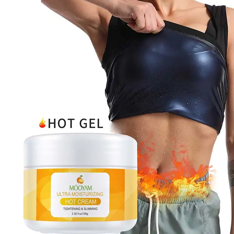 

OEM Private Label Slimming Organic Hot Cream Sweat Gel For Fat Burning Body Shaping Muscle Relaxation Weight Loss Cream