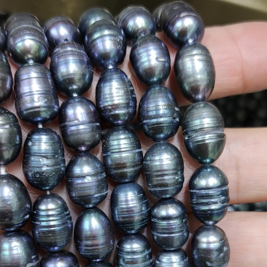 

2020 Wholesale Natural Color  Top Grade Natural Freshwater Pearl From China Pearl, Black