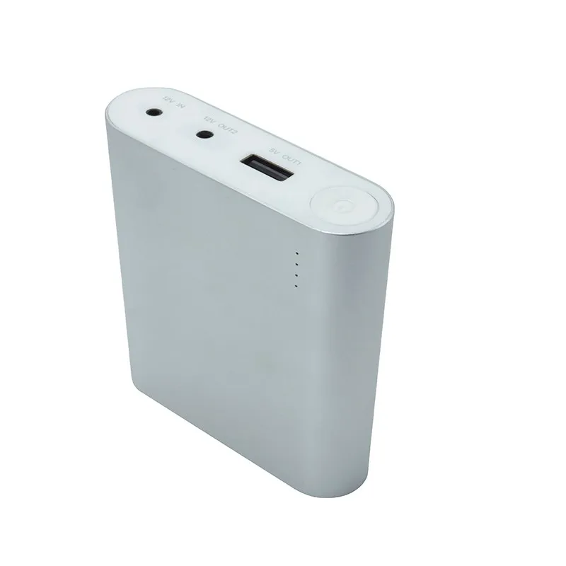 

10400mAh Double DC 12V Power Bank for Air Cooler/Purifier/Fan, Brown, black, silver