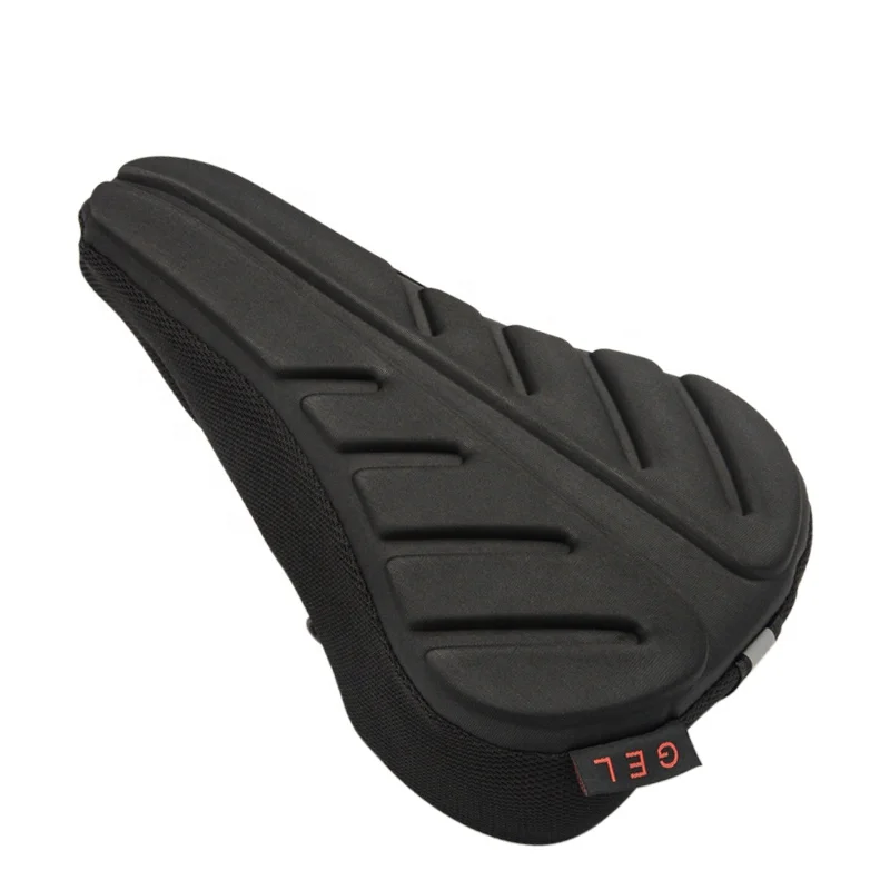 

ZOYOSPORTS Gel 150g Bike Seat Cover Extra Soft Gel Bicycle Seat Bike Saddle Cushion with gel, Black or as your request