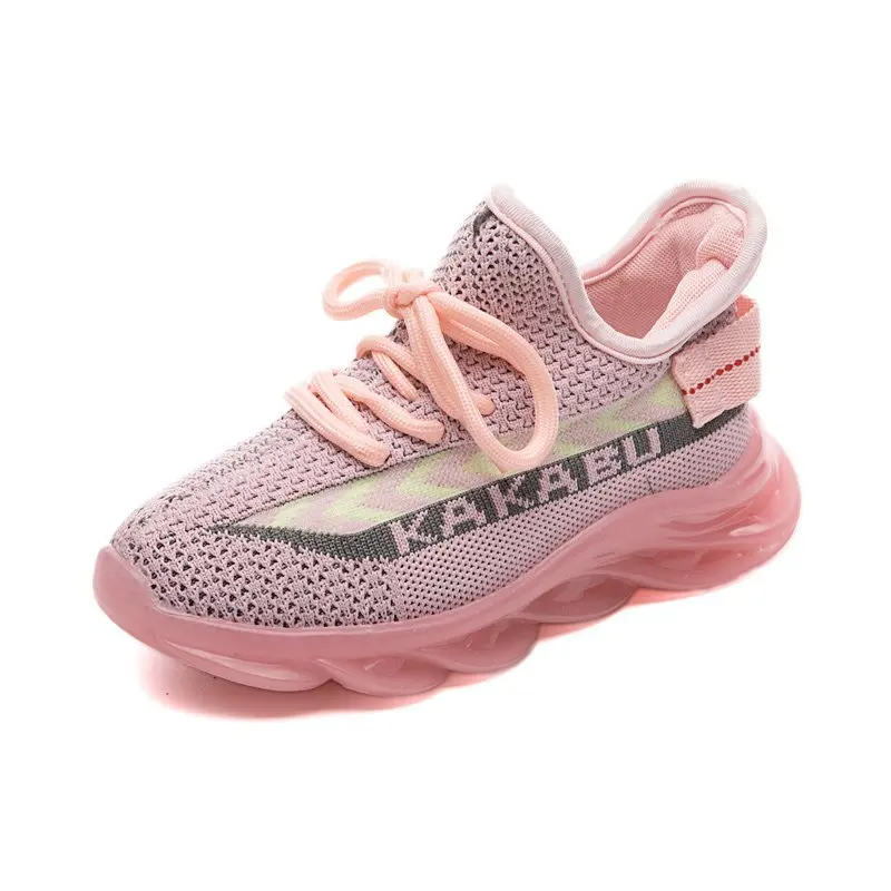 

Wholesale Cheap Shoes Children Kids Casual Shoes Kids LED Light Sport Shoes, Black, grey, green, pink