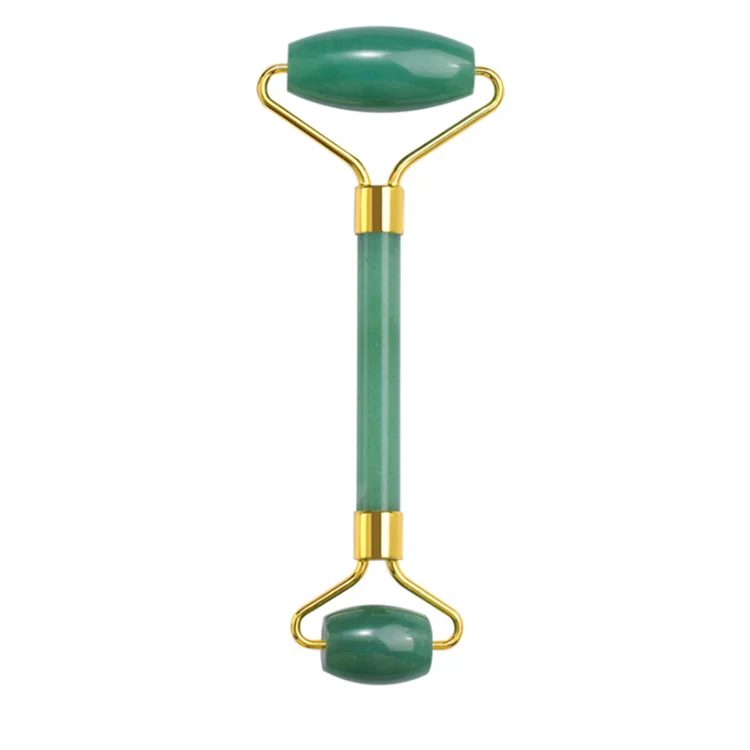 

100% natural Green Aventurine jade roller For facial massage anti-aging jade roller tools