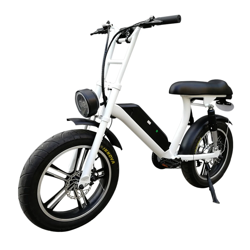 

20'' x 4.0 inch 48v 500w beach cruise e-bike chopper electric bicycle full suspension frame mounted battery electric fat bike, Customized