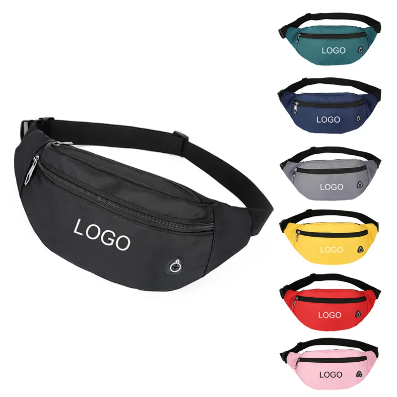 

2022 Hot sale outdoor waterproof OEM fanny pack colorful custom logo bum running belt bag for men Hot sale outdoor waterproof