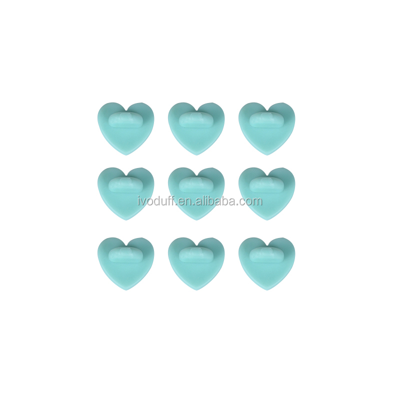 

Ivoduff Supply Different Color Heart Shape Rubber Lapel Pin Back, PVC Tic Tac Clutch Back, round shape, Black
