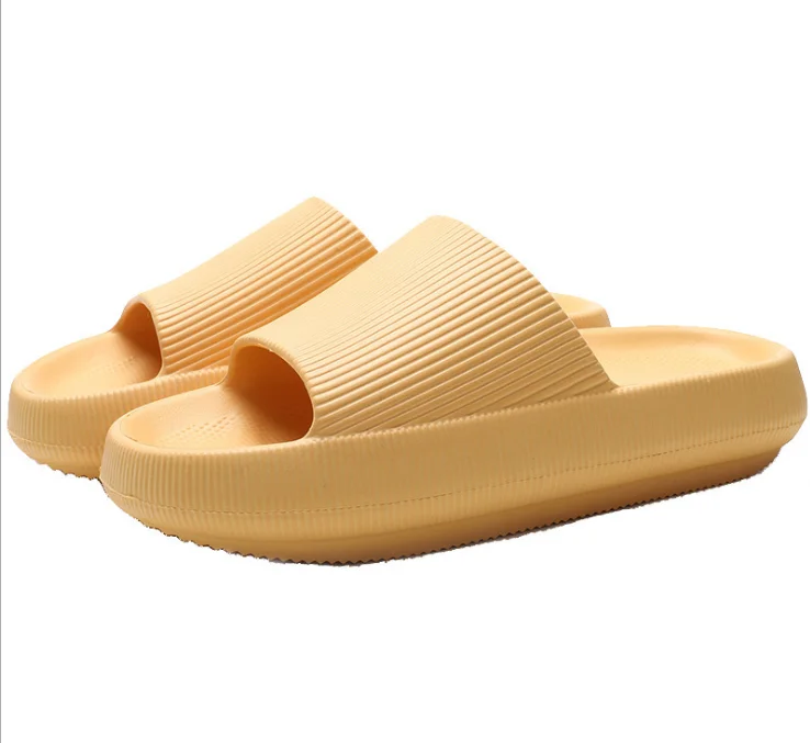 

High Elasticity Wear-Resistant Rubber and Plastic Slipper Outdoor Thick Bottom Anti-skid Height Slipper, 6 colors