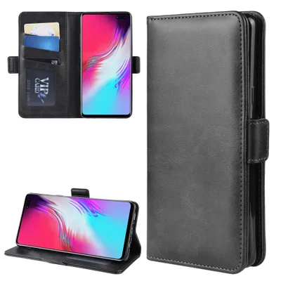 

2021 newest leather case phone case Customized genuine logo Luxury Phone cover leather case for samsung Galaxy note 10 S10 A91, 5 colors