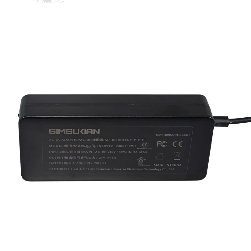 OEM/ODM 230V AC to DC 19V single output switching desktop adaptor/driver for led light