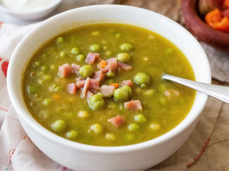 Perfect Crockpot Split Pea Soup with Ham Recipe