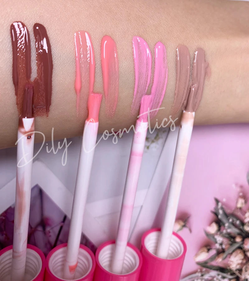 

custom logo high pigment private label lip gloss clear lip gloss glitter lip gloss