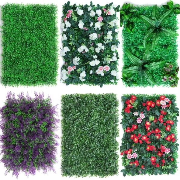 

Artificial Hedge New Design fakes Grass Plant Panel Green Wall for Wholesale