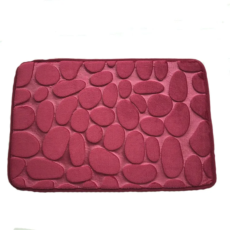 

i@home modern simple washable custom memory foam non slip bath mat, Kinds of colors