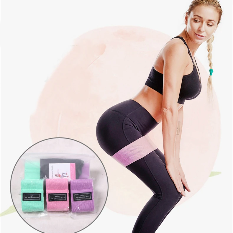 

3 pack set Strength fabric booty bands