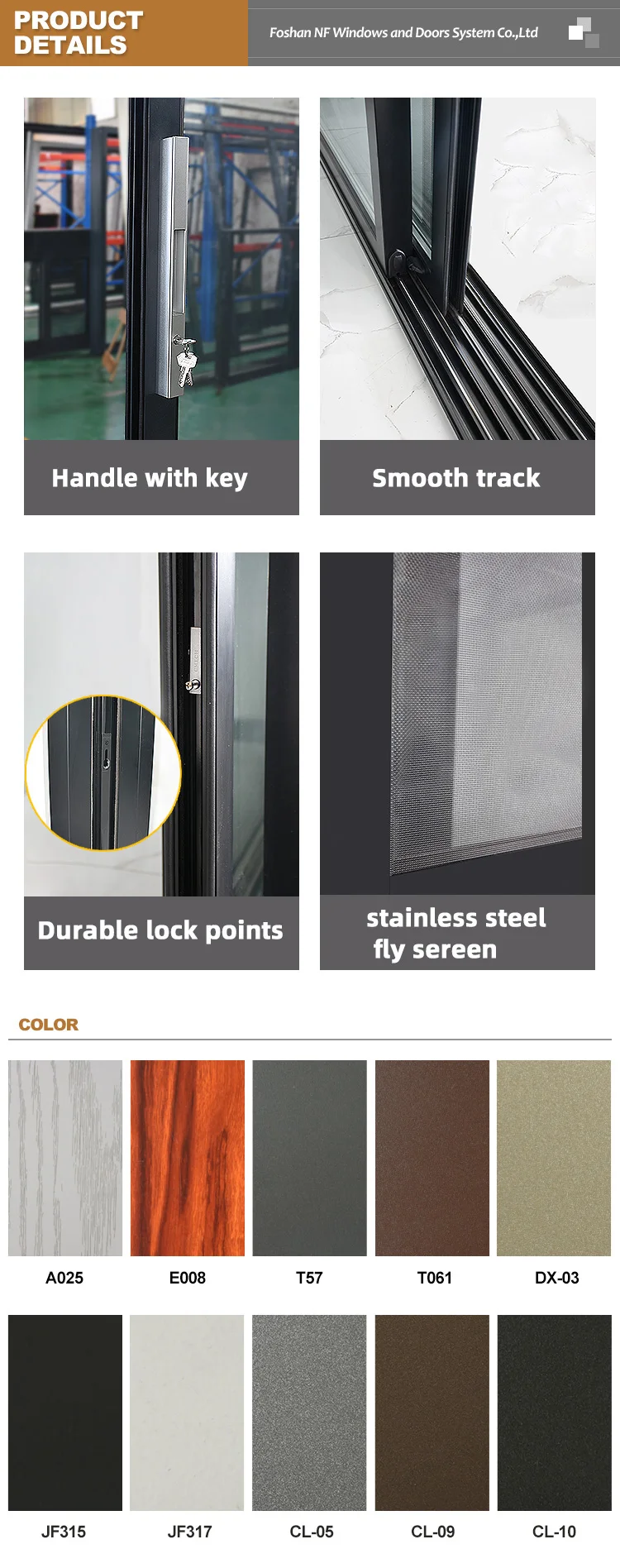 3 Tracks Aluminium Sliding Glass Door Window Tint Glass Buy Sliding