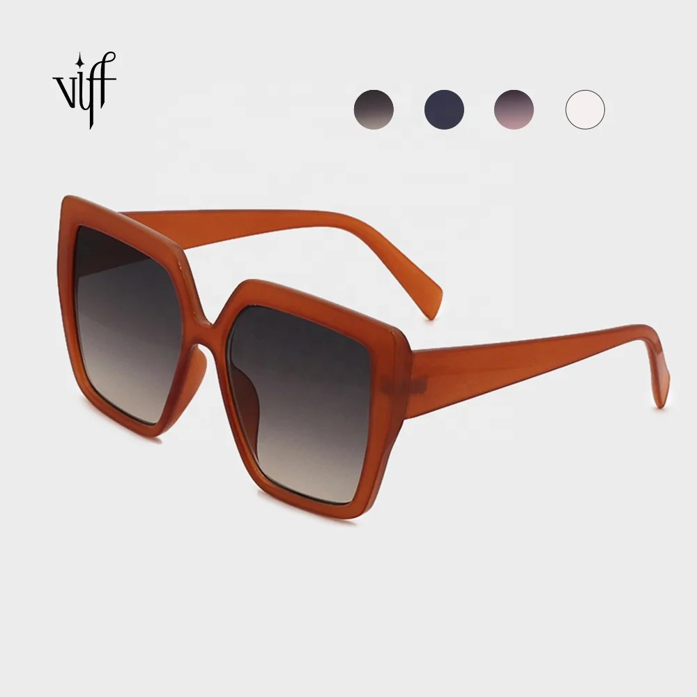 

VIFF Exaggerated Sunglasses Women HP20099 New Fashion Retro Rectangle Authentic Sun Glasses Sunglasses