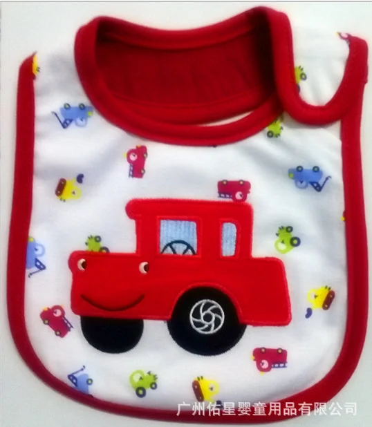 

Amazon hot sale popular Fashion high quality Pattern cotton baby bibs and burp cloth