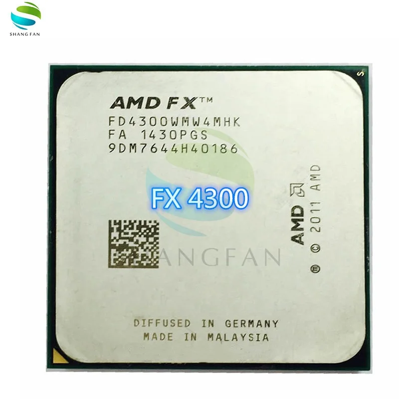 

For AMD FX-series FX4300 3.8GHz Quad-Core CPU Processor FX 4300 FD4300WMW4MHK 95W Socket AM3+