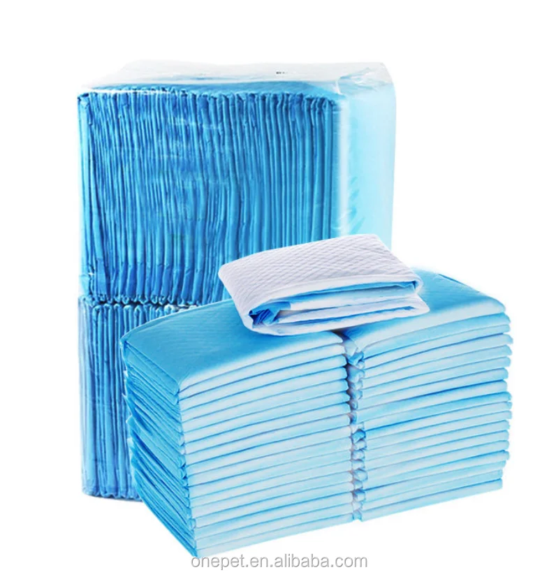 

Pet cleaning accessories supplier factory disposable dog pee pad agility training pad, Blue