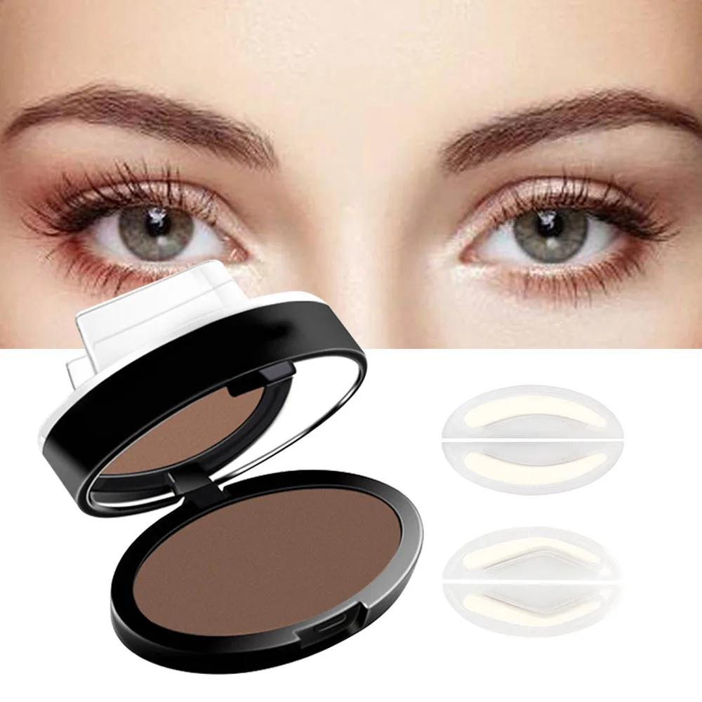 aliver lazy eyebrow powder brown eyebrow stamp easy draw